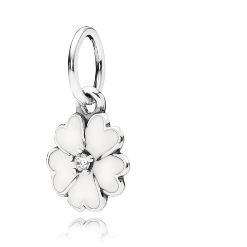 Pandora white flowers set - Picture 2 of 6